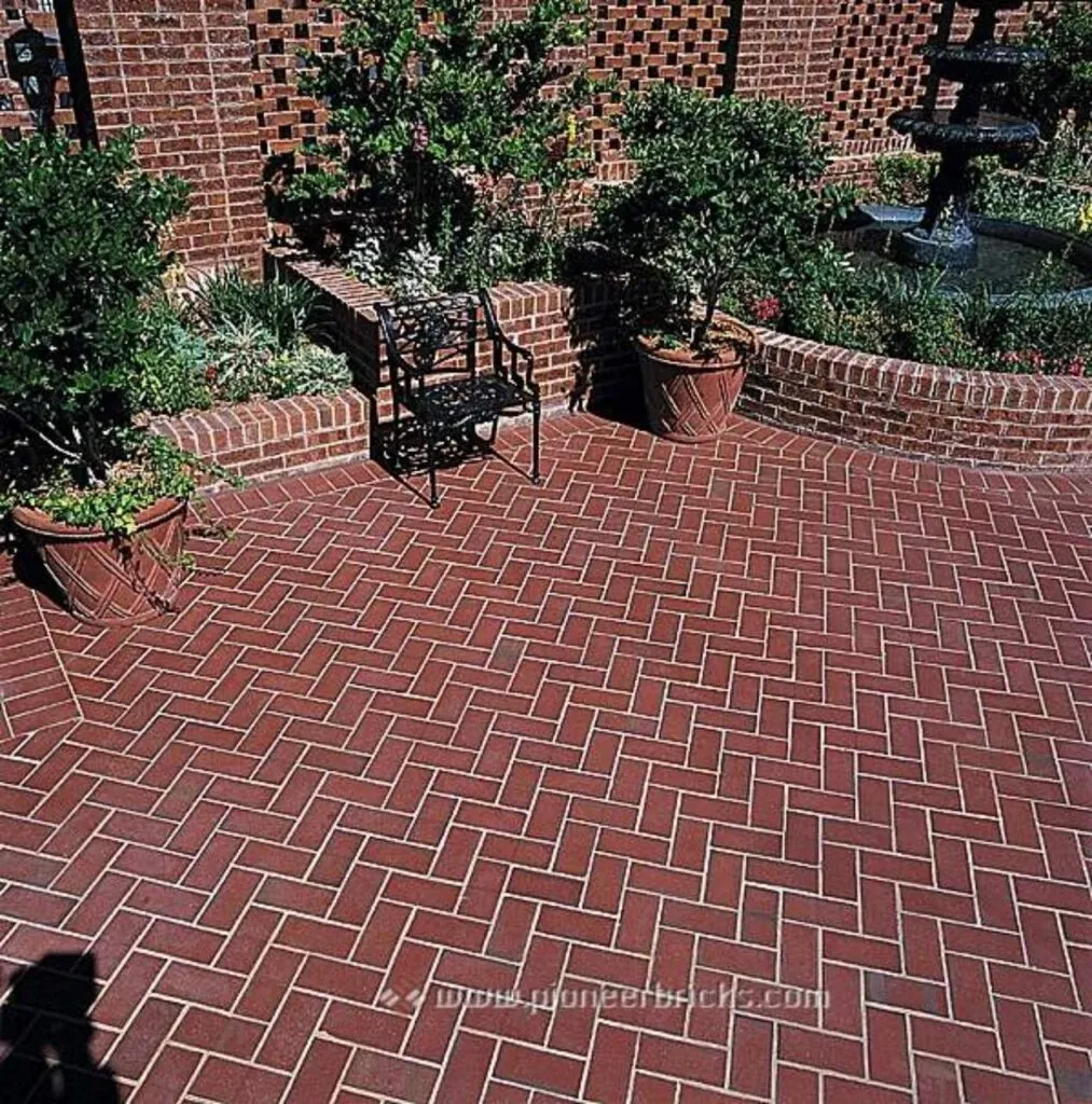 Pioneer pavers: Enigma series in terracotta
