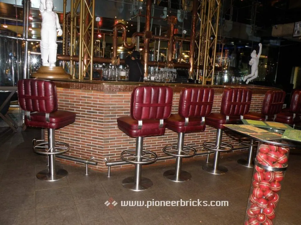 Pioneer exposed brick wall: Sleek series in brown