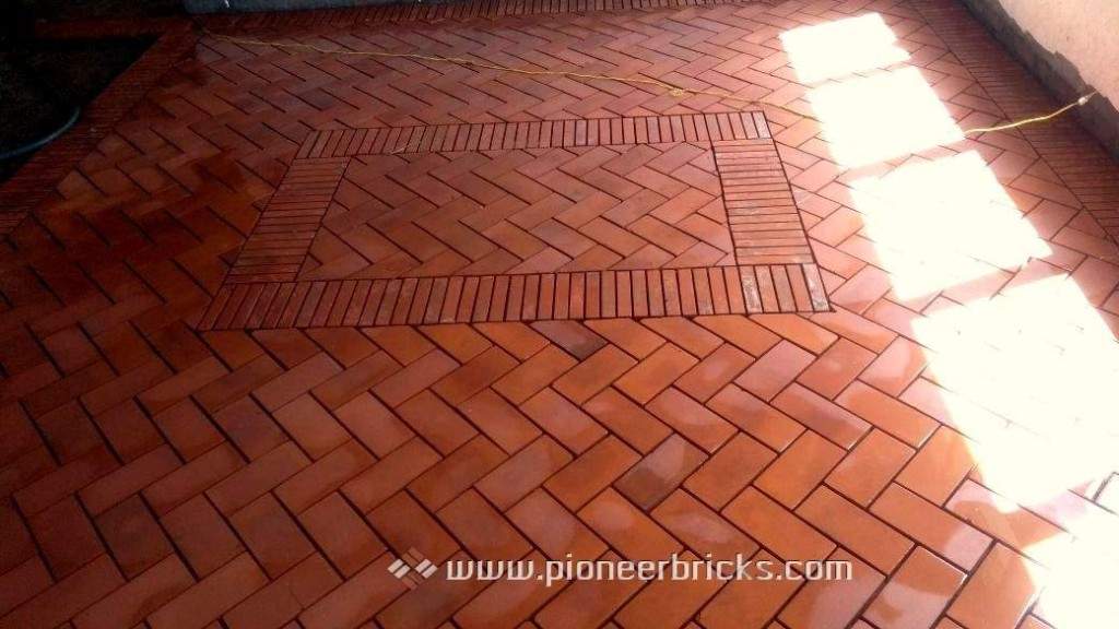 Pioneer floor tiles design: Enigma series in terracotta
