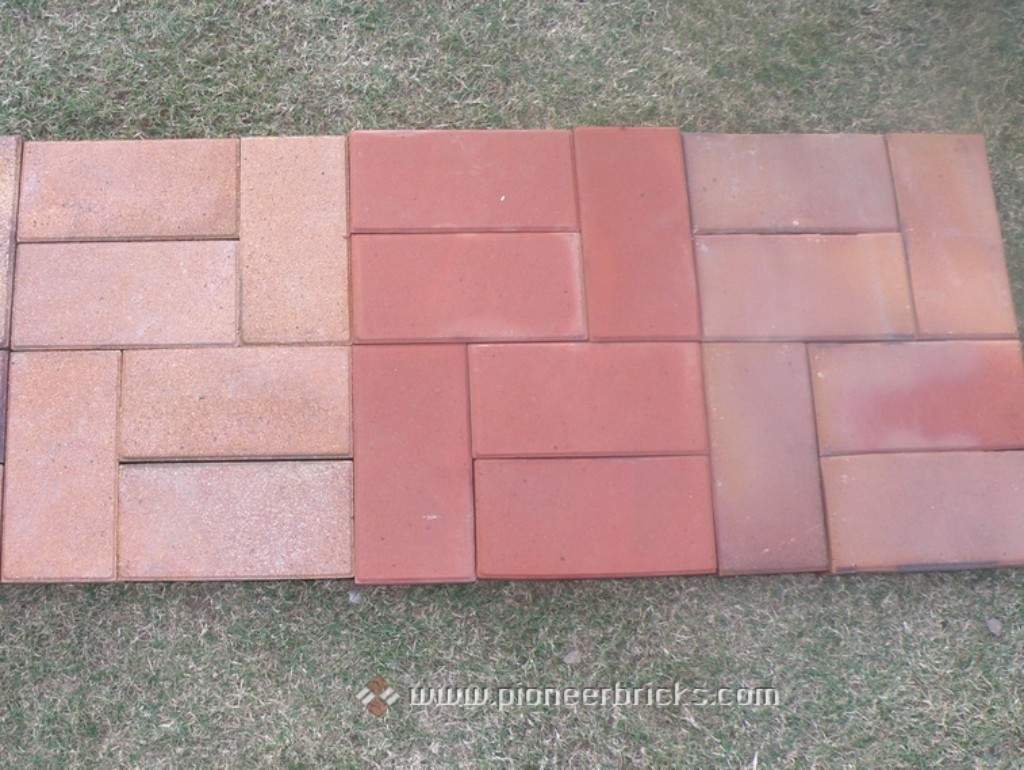 Clay Pavers: in natural Textured shades