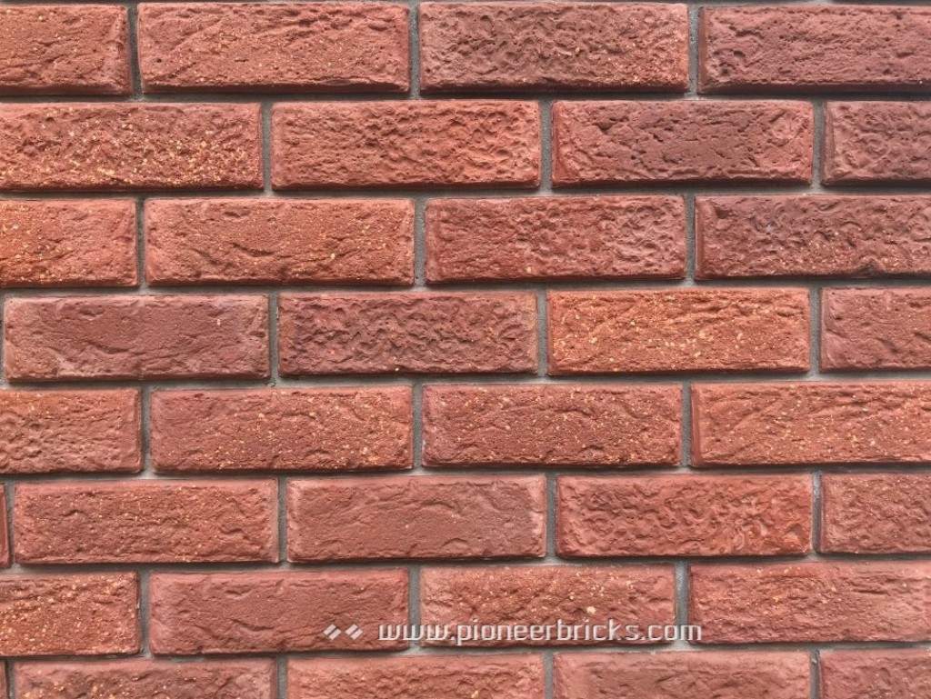 Red Oak: cladding bricks in natural Textured shades