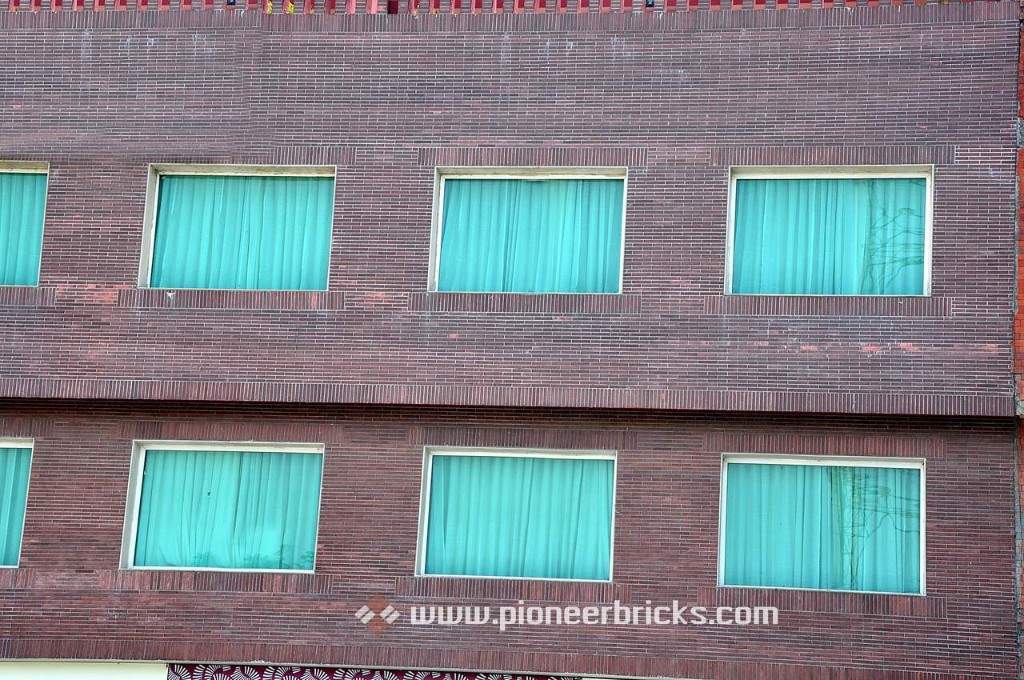 Pioneer exposed brick wall: Sleek series in brown-black